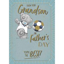 From Your Grandson Me to You Bear Father's Day Card Image Preview